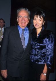 Rupert Murdoch and wife, Wendy 1999, NY2.jpg
